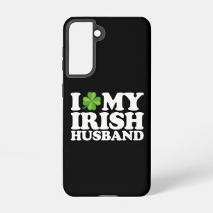 I Love My Irish Husband Couple St Patrick's Day Samsung Galaxy Case