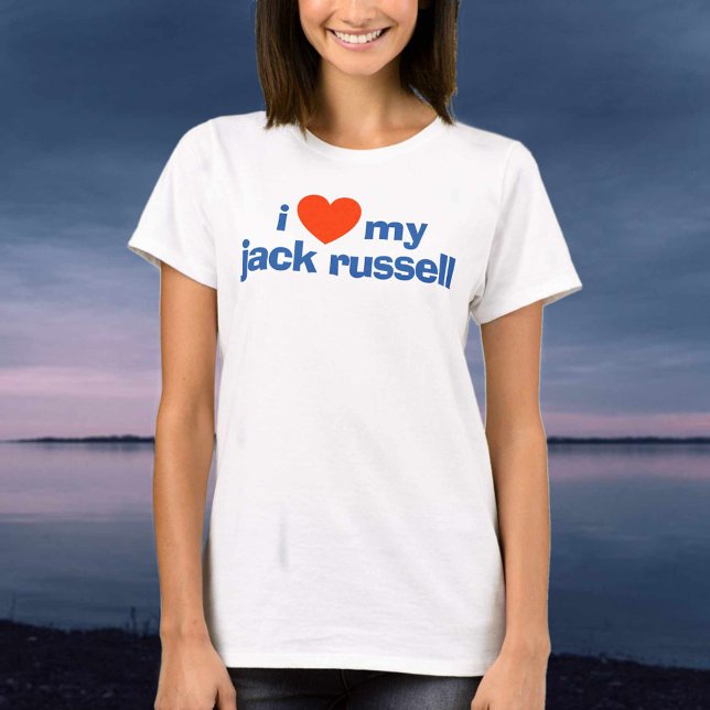 I Love My Jack Russell T-Shirt (Creator Uploaded)