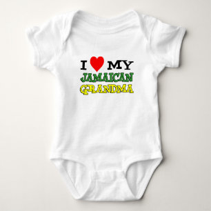 I Love My Jamaican Grandma Baby Bodysuit