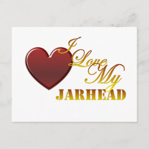 I Love My Jarhead 1 Postcard