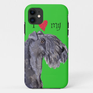 I Love my Kerry Blue Terrier iPhone 11 Case
