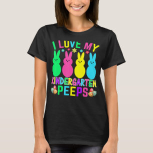 I Love My Kindergarten Easter Eggs Happy Easter Da T-Shirt