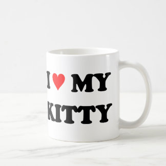 I Love My Kitty Coffee Mug