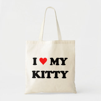I Love My Kitty Tote Bag