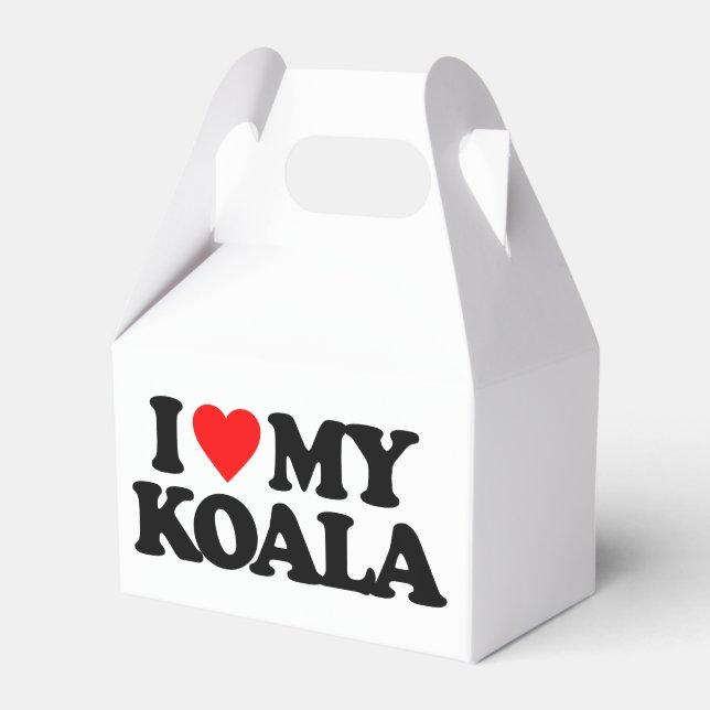 I LOVE MY KOALA FAVOR BOX (Front Side)