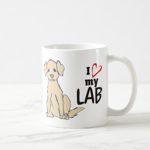 I Love My Lab Labrador Retriever Coffee Mug