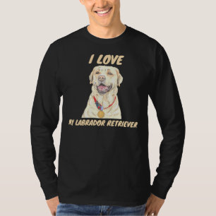 I Love My Labrador Retriever 214 T-Shirt