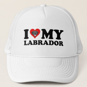 I Love My Labrador Trucker Hat