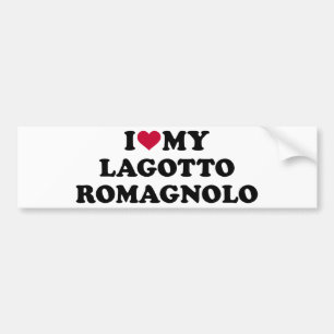 I love my Lagotto Romagnolo Bumper Sticker