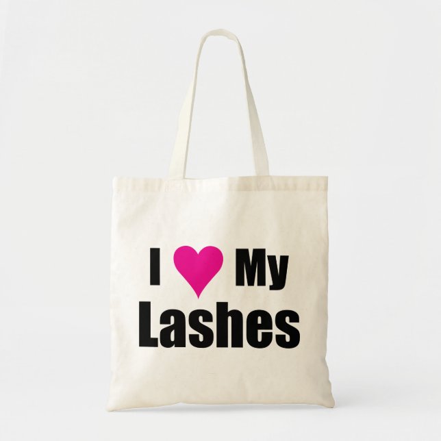 I Love My Lashes Totes Bag (Front)