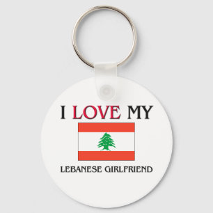 I Love My Lebanese Girlfriend Keychain