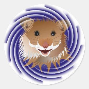 I love my little hamster sticker