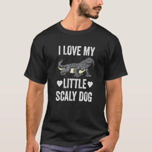 I Love My Little Scaly Dog Funny Komodo Dragons T-Shirt