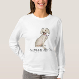 I Love My Little White Dog - Poodle / Bichon Mix T-Shirt