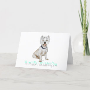 I Love My Little White Dog - Westie Card