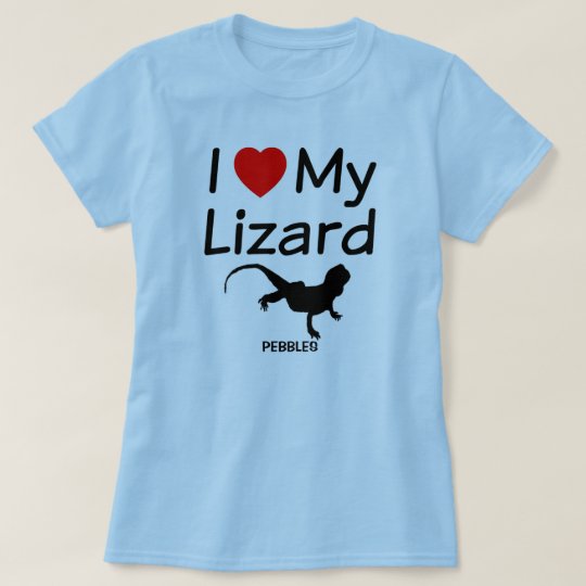 I Love My Lizard T-Shirt