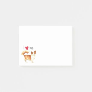 I Love my Long Coat Chihuahua Post-it Notes