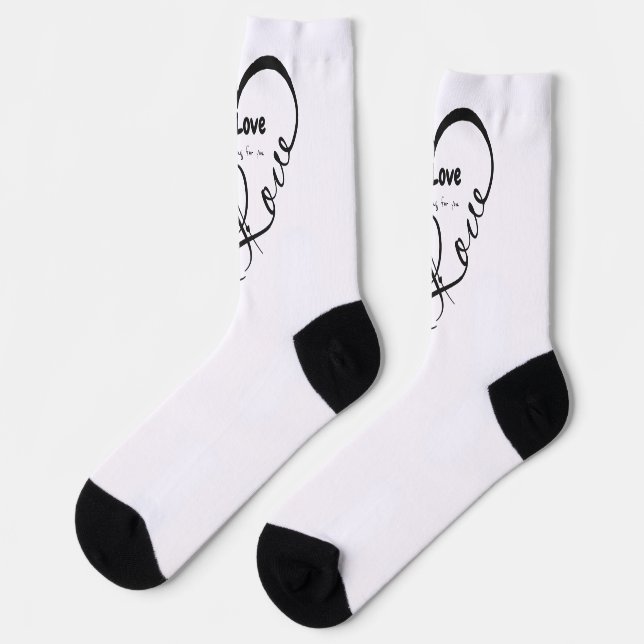 I Love My Love 🖤: Still falling for you Socks (Left)