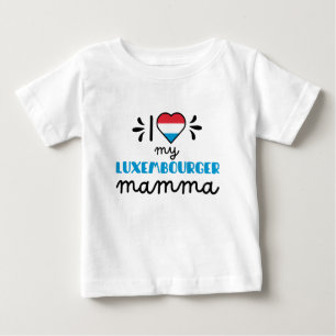 I Love My Luxembourger Mamma cute Baby T-Shirt