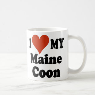 I Love My Maine Coon Coffee Mug