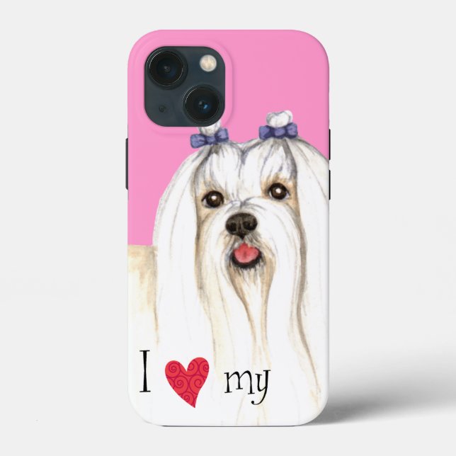 I Love my Maltese Case-Mate iPhone Case (Back)