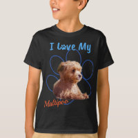 I Love My Maltipoo Best Dog Lover Paw Print!