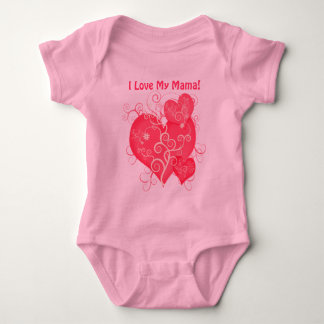 I Love My Mama Baby Bodysuit