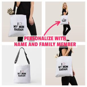 I Love My Mom Crossbody Bag