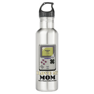 I Love My Mom More Than Video Games 710 Ml Water Bottle
