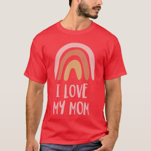 I Love My Mom Retro Vintage Cool friend T-Shirt