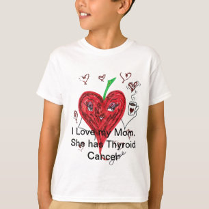 I love my Mom.  She has Thyroid Cancer T-Shirt