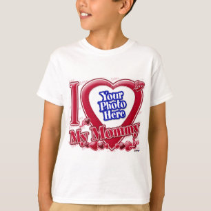 I Love My Mommy red heart - photo T-Shirt