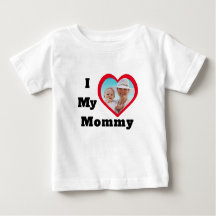 I Love My Mommy Valentines Day Mothers Photo Text