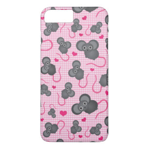 I love my mouse pattern in pink iPhone 8 plus/7 plus case