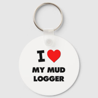 I love My Mud Logger Keychain