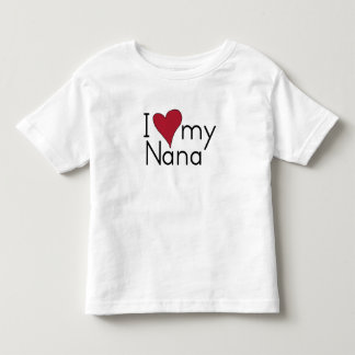 I love my nana toddler t-shirt