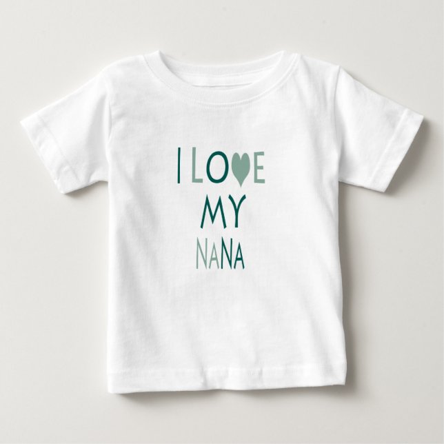 I Love My Nana Toddler Tee (Front)