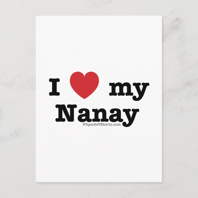 I Love My Nanay Postcard (Front)