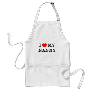 I Love My NANNY Standard Apron