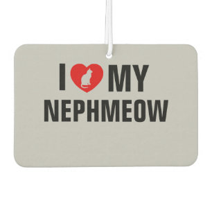 I Love My NephMeow Cat Lover Air Freshener