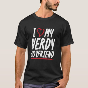 I Love My Nerdy Boyfriend Couple Girlfriend T-Shirt