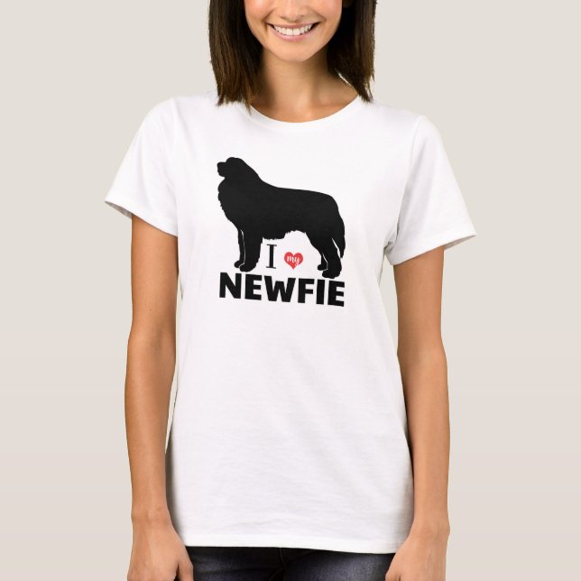 I Love my Newfoundland Newfie Dog T-Shirt (Front)