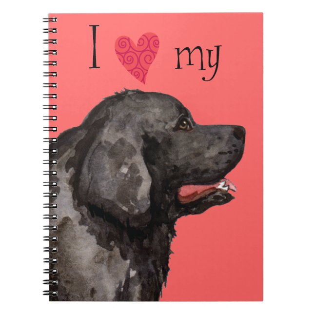 I Love my Newfoundland Notebook (Front)