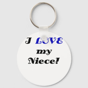 I Love my Niece Keychain