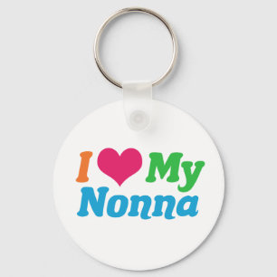 I Love My Nonna Keychain