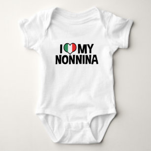 I Love My Nonnina Baby Bodysuit