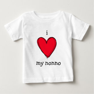 i love my nonno italian grandpa baby bodysuit