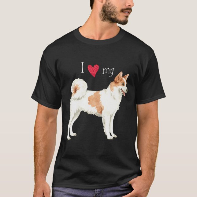 I Love my Norrbottenspets T-Shirt (Front)