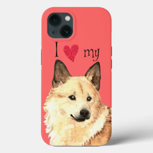 I Love my Norwegian Buhund iPhone 13 Case