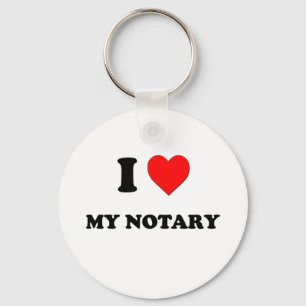 I love My Notary Keychain